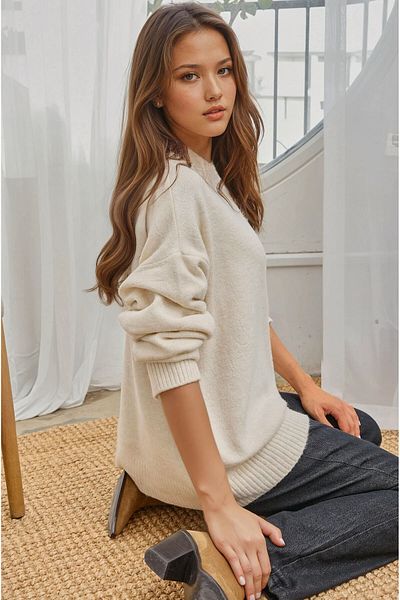 Hiccup Comfortable Crew Neck Sweater