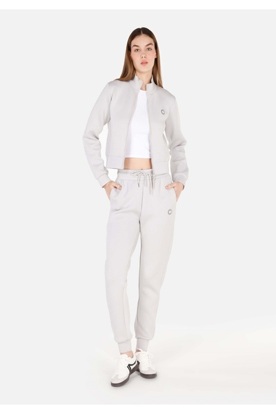 Colin's Regular Fit Fermuarlı Kadın Gri Sweatshirt