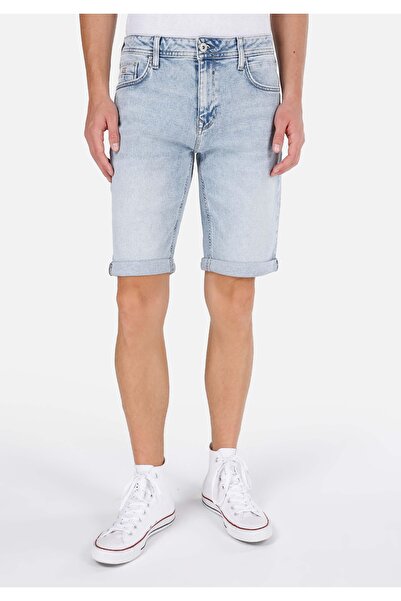 Colin's Straight Fit Low Waist Men's Light Blue Jean Shorts