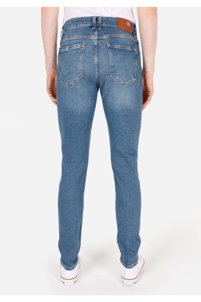 Colin's Slim Fit Low Waist Narrow Leg Men's Indigo Denim Jean Pants