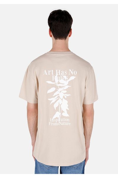 Colin's Beige Men's T-Shirt - Sleeves