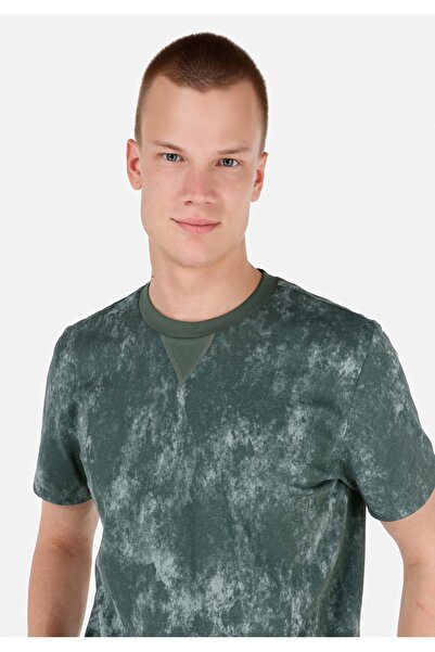 Colin's Tricou verde pentru bărbați - mâneci