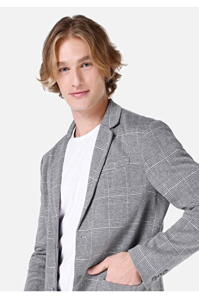 Colin's Slim Fit Erkek Gri Ceket