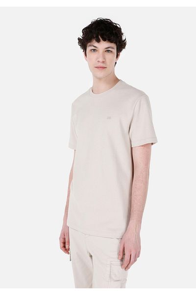 Colin's Beige Men's T-Shirt - Sleeves