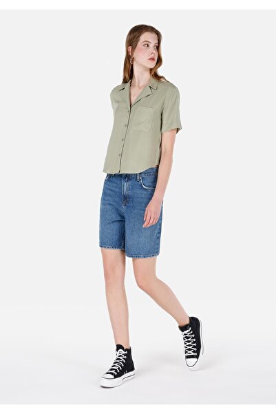 Colin's Yeşil Kadın Gömlek K.kol