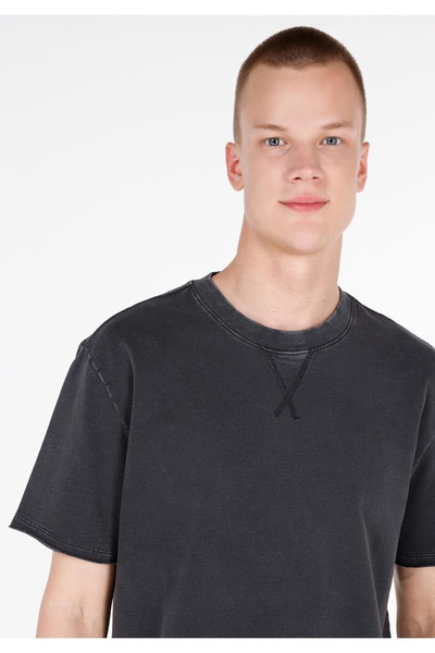 Colin's Antrasit Erkek Tshirt K.kol