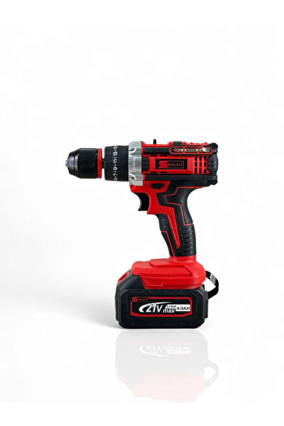 Solvit Şarjlı Somun Sökme&Kırıcı Delici&Matkap&Avuç Taşlama&Budama Testeresi&Budama Makası 6'Lı Set