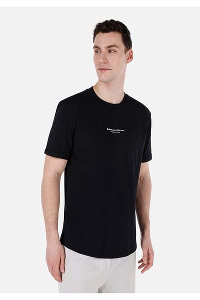 Colin's Men's Black T-Shirt - Sleeves