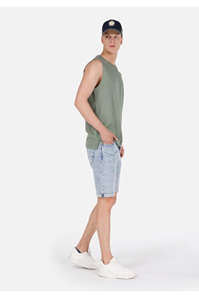 Colin's Regular Cut Low Waist Light Blue Men's Jean Shorts