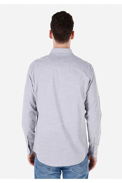 Colin's Regular Fit Shirt Collar Stone Men's Long Sleeve Shirt