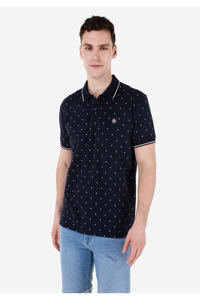 Colin's Navy Blue Men's Polo Sleeve