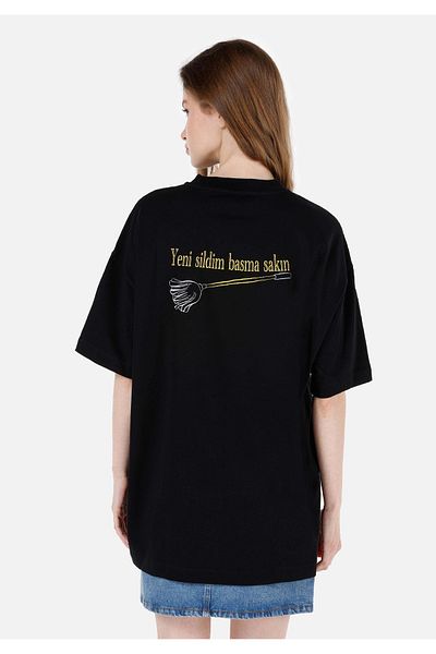 Colin's Unisex Lilseb Slogan Black T-Shirt