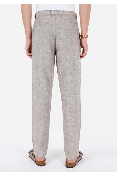 Colin's Regular Fit Mid Waist Straight Leg Men's Brown Trousers