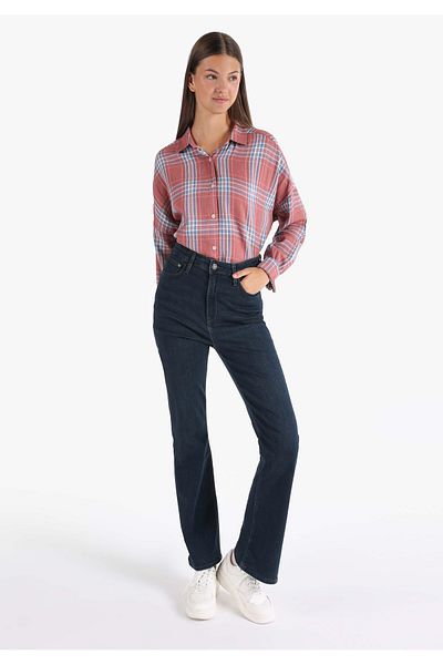 Colin's 791 Monica - Dark Blue Regular Fit Wide Leg Women's Trousers