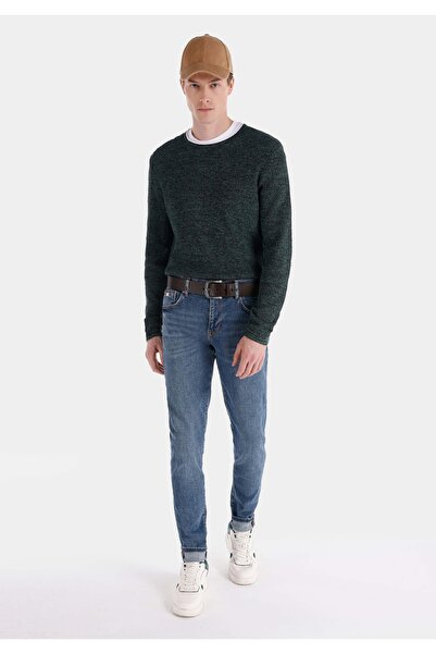 Colin's Slim Fit Düşük Bel Dar Paça Erkek Koyu İndigo Jean Pantolon