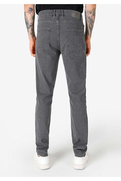 Colin's Straight Fit Mid Waist Straight Leg Men's Gray Trousers