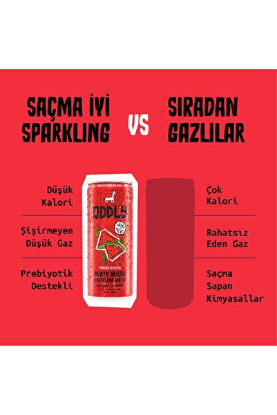 ODDLY MINTY MELON KARPUZ NANE KUTU 250 ML X 24 ADET