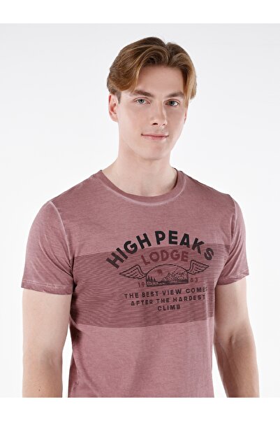 Colin's Ανδρικό κοντομάνικο μπλουζάκι με κανονική εφαρμογή με στρογγυλή λαιμόκοψη