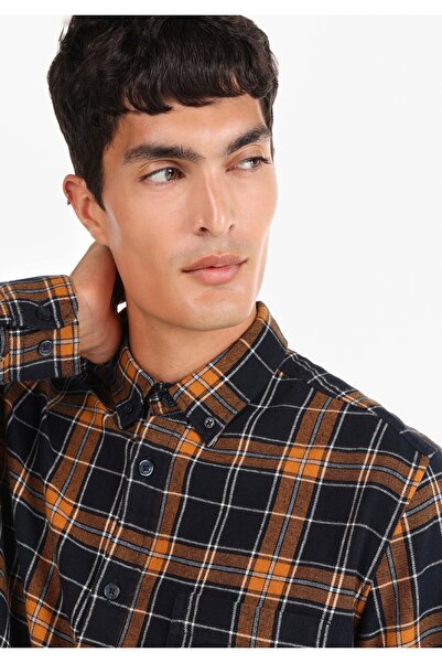 Colin's Lacivert Erkek Gömlek U.kol