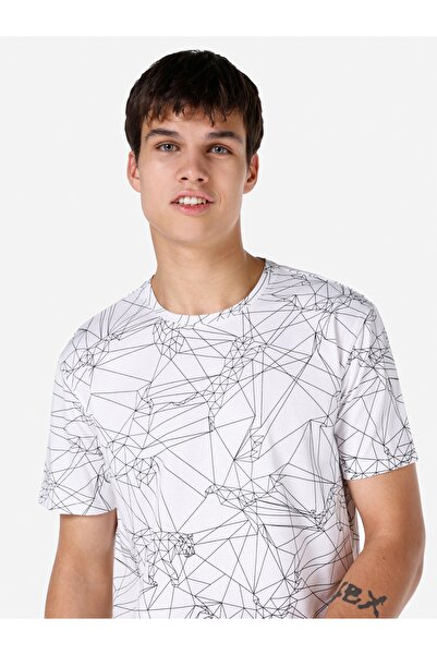 Colin's Beyaz Erkek Tshirt K.kol