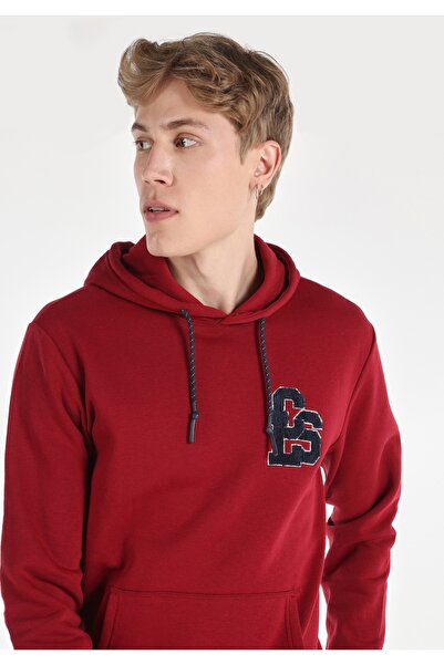 Colin's Regular Fit Erkek Kirmizi Sweatshirt