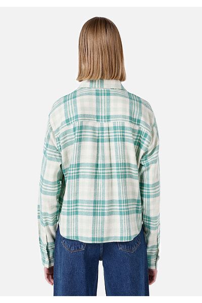 Colin's Regular Fit Shirt Neck Women's Green Long Sleeve Shirt