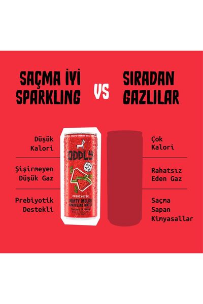 ODDLY MINTY MELON KARPUZ NANE KUTU 250 ML X 8 ADET