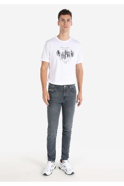 Colin's Pantaloni slim fit cu talie joasă pentru bărbați, indigo închis
