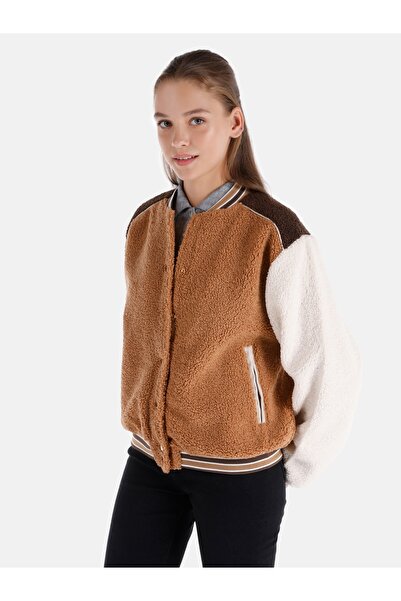 Colin's Regular Fit Polo Yaka Çıtçıtlı Astarlı Kadın Çok Renkli Mont