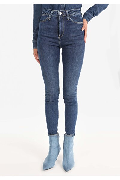 Colin's Skinny Fit Yüksek Bel Dar Paça Kadın İndigo Jean Pantolon