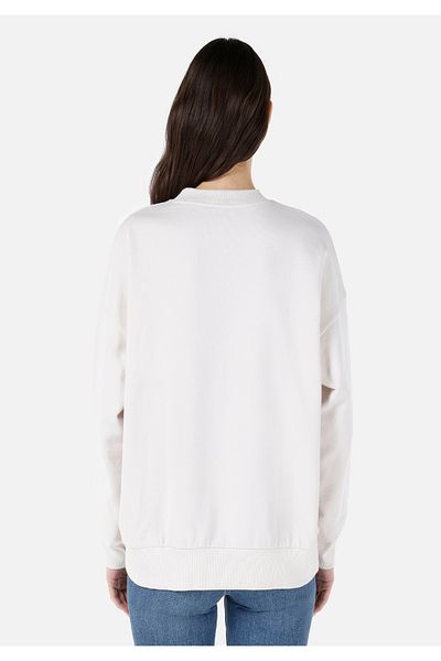 Colin's Comfort Fit Women's Printed White Sweatshirt