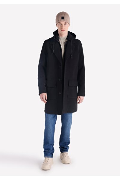 Colin's Regular Fit Erkek Siyah Kaban