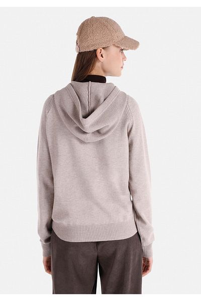Colin's Regular Fit Hooded Plain Women's Gray Sweater