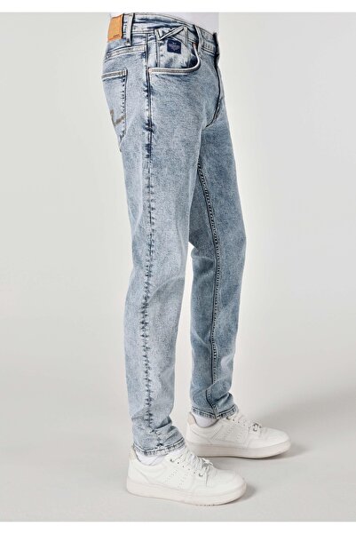 Colin's Slim Fit Düşük Bel Dar Paça Erkek İndigo Jean Pantolon