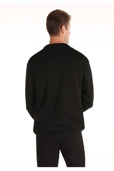 Colin's Regular Fit Men's Black Cardigan