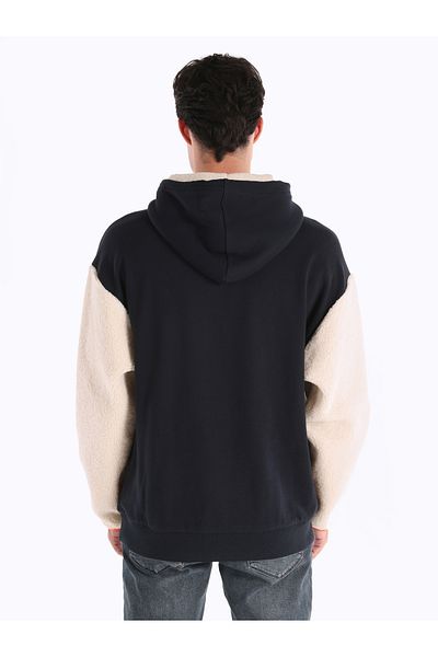 Colin's Comfort Fit Men's Hooded Navy Blue Sweatshirt