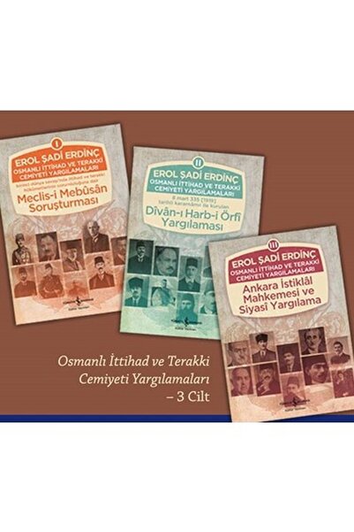Literatürk Academia Osmanlı Ittihad Ve Terakki Cemiyeti Yargılamaları (3 KİTAP SET CİLTLİ)