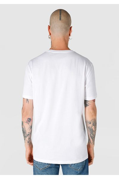 Colin's Regular Fit Crew Neck Printed White Men's Short Sleeve T-Shirt