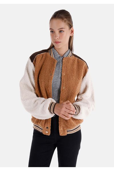Colin's Colorful Regular Fit Woolen Women's Coat - College Series