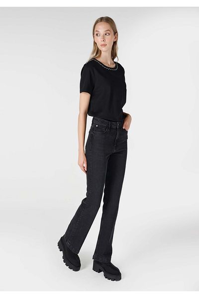 Colin's Regular Fit Mid Waist Bootcut Women's Indigo Jean Trousers