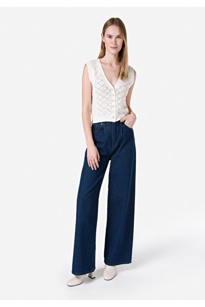 Colin's Slim Fit Kadın Ekru Hırka