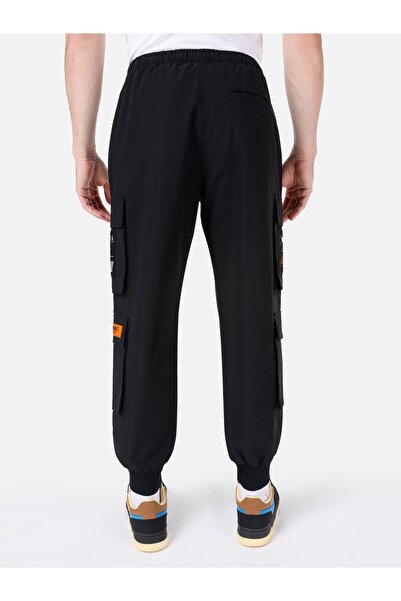 Colin's Medium Waist Straight Leg Black Men's Trousers - Cl 1067558