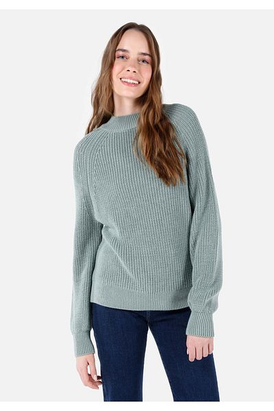 Colin's Regular Cut Crew Neck Green Women's Sweater Cl 1067522