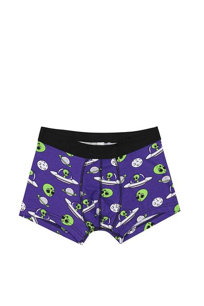 Colin's Modern Fit Printed Men's Purple Boxers
