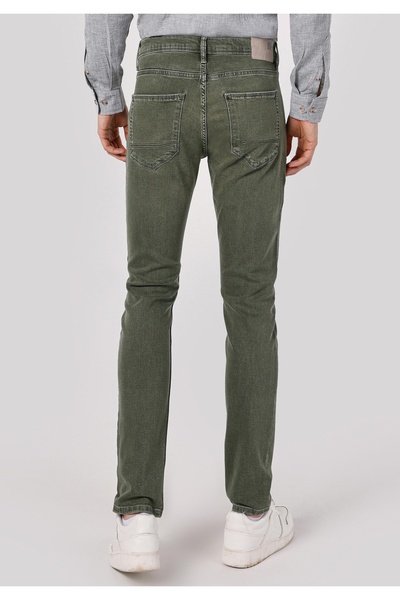 Colin's Pantaloni de jeans indigo pentru bărbați, cu talie joasă, cu picioare drepte