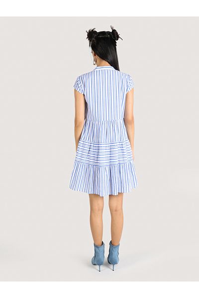 Colin's Regular Fit Women's Blue Dress