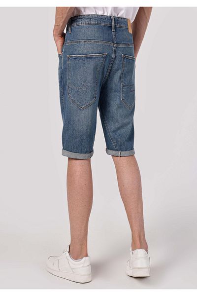 Colin's Anti Fit Mid Waist Straight Men's Blue Jean Shorts