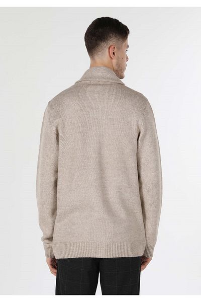 Colin's Slim Fit Men's Brown Cardigan