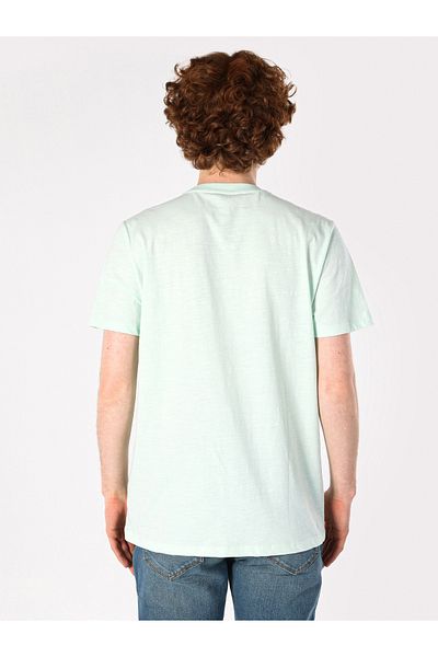 Colin's Green Regular Fit Men's Short Sleeve Printed T-Shirt