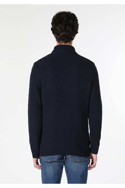 Colin's Men's Navy Blue Sweater - Cl 1061134